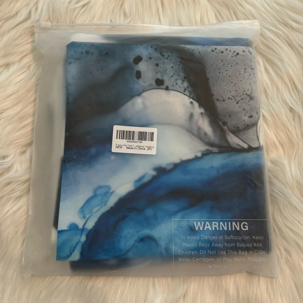 Set of 4 Blue Throw Pillow Covers | 18” x 18”